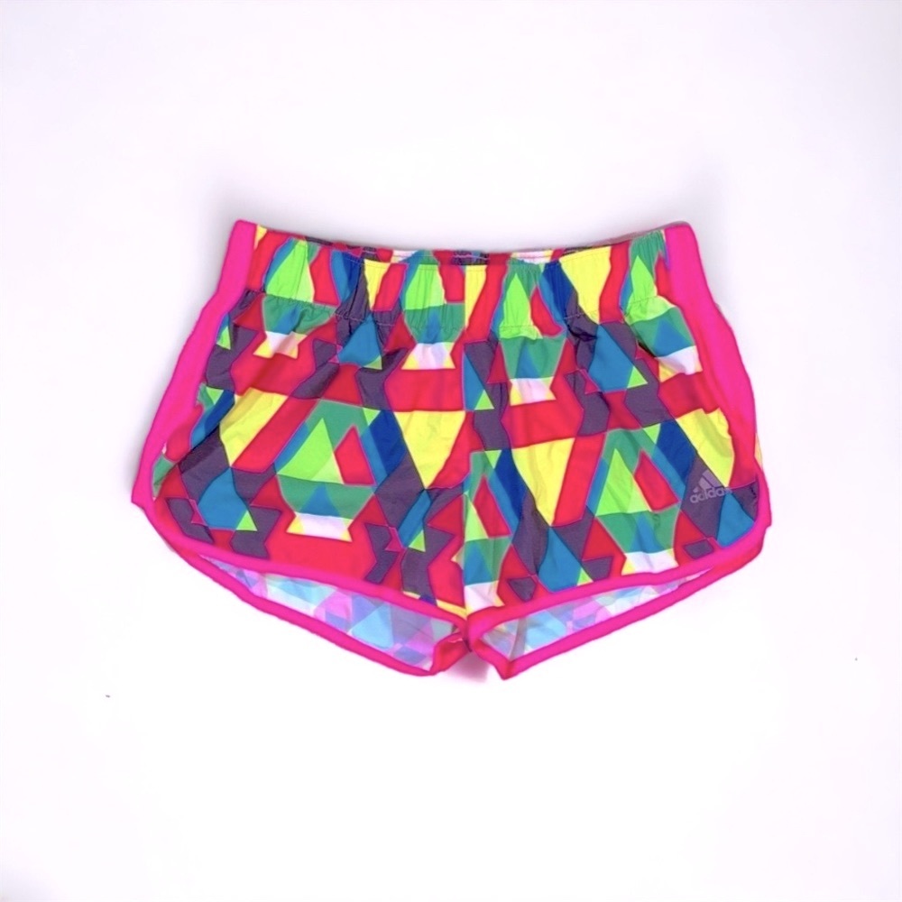 ADIDAS Climalite Run Swim Geometric Print Shorts